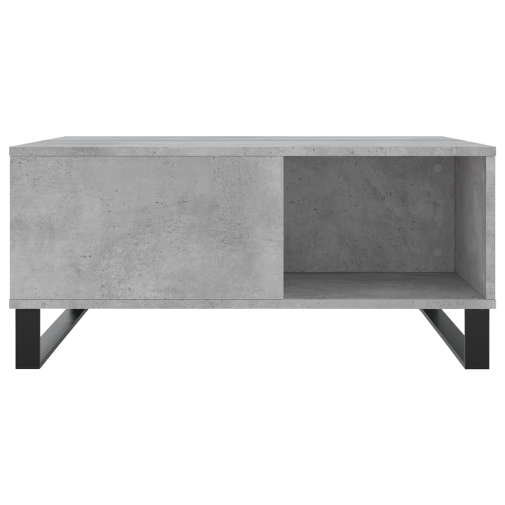vidaXL Măsuță de cafea, gri beton, 80x80x36,5 cm, lemn prelucrat vidaXL Măsuță de cafea, gri beton, 80x80x36,5 cm, lemn prelucrat