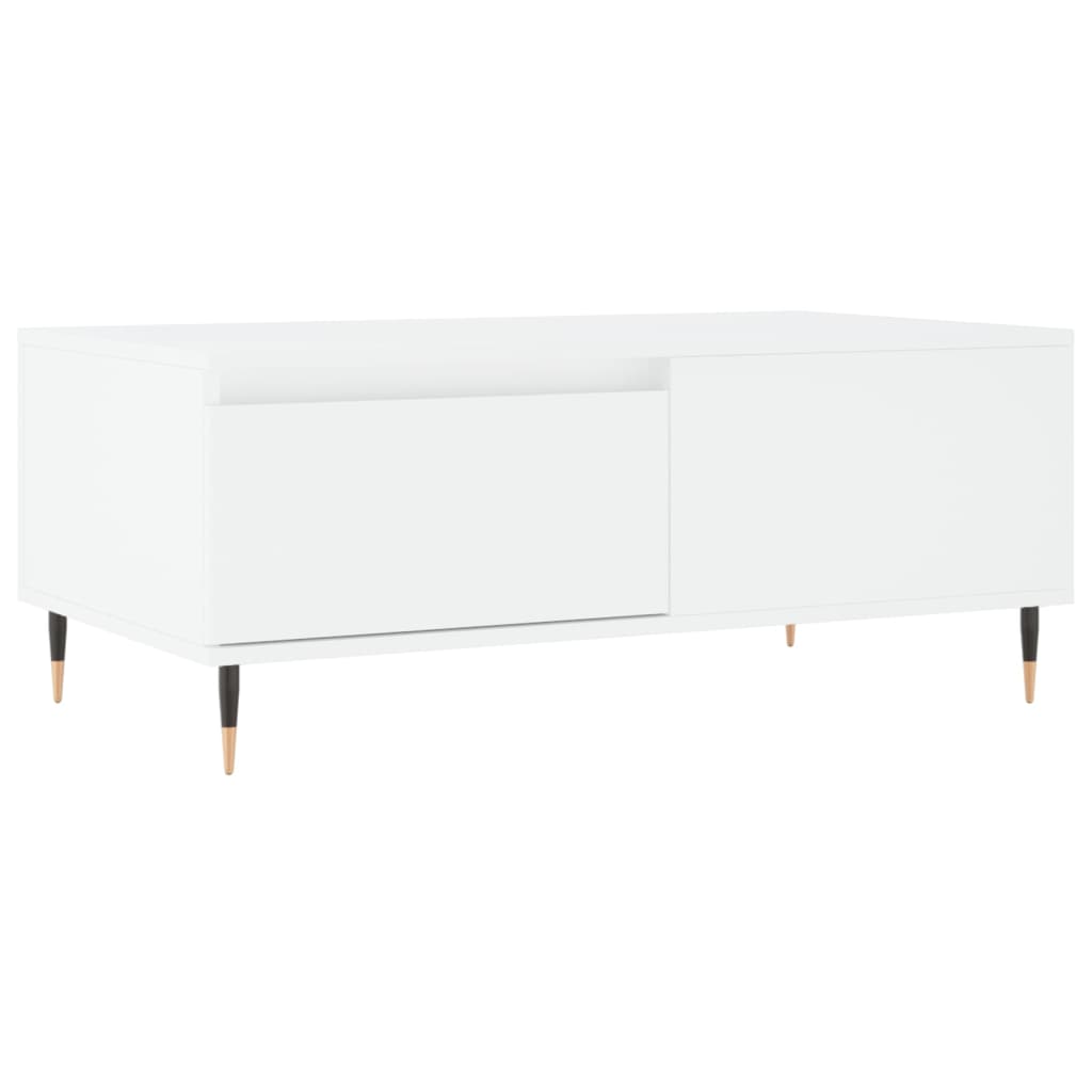 vidaXL Măsuță de cafea, alb, 90x50x36,5 cm, lemn prelucrat vidaXL Măsuță de cafea, alb, 90x50x36,5 cm, lemn prelucrat