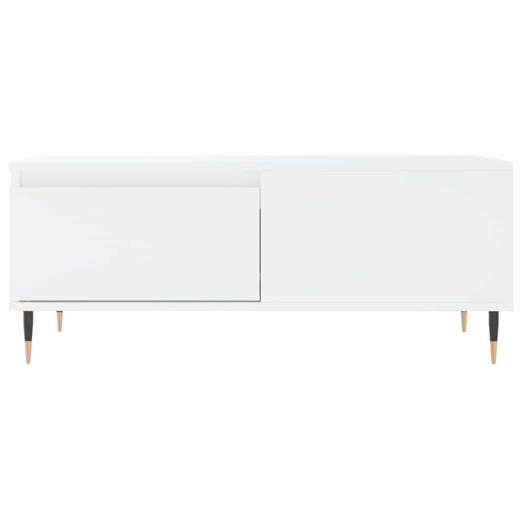 vidaXL Măsuță de cafea, alb, 90x50x36,5 cm, lemn prelucrat vidaXL Măsuță de cafea, alb, 90x50x36,5 cm, lemn prelucrat