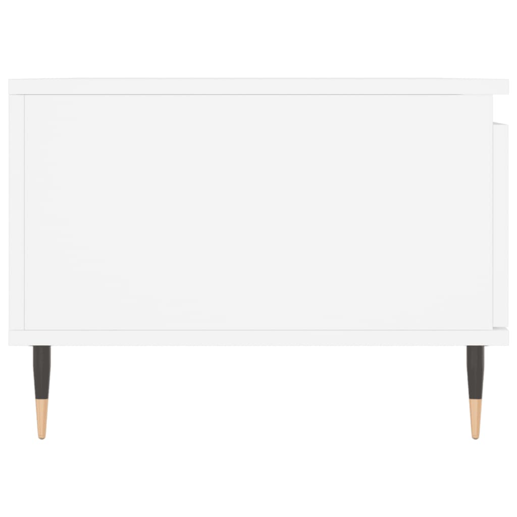 vidaXL Măsuță de cafea, alb, 90x50x36,5 cm, lemn prelucrat vidaXL Măsuță de cafea, alb, 90x50x36,5 cm, lemn prelucrat