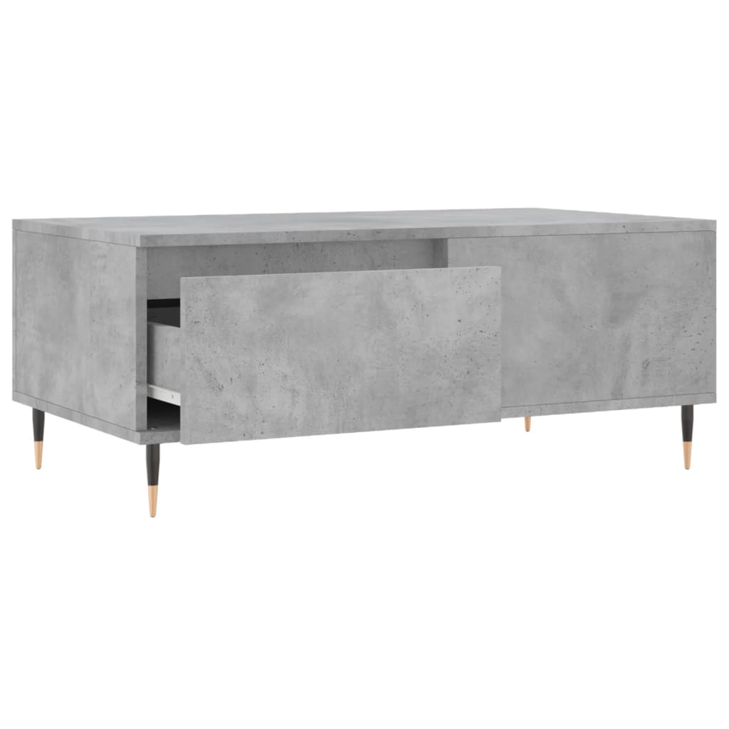 vidaXL Măsuță de cafea, gri beton, 90x50x36,5 cm, lemn compozit vidaXL Măsuță de cafea, gri beton, 90x50x36,5 cm, lemn compozit
