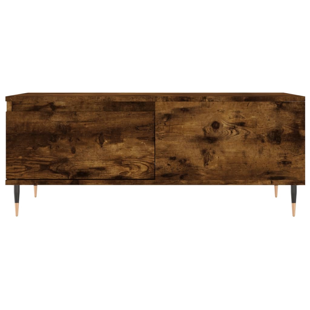 vidaXL Măsuță de cafea, stejar fumuriu, 90x50x36,5 cm, lemn prelucrat vidaXL Măsuță de cafea, stejar fumuriu, 90x50x36,5 cm, lemn prelucrat
