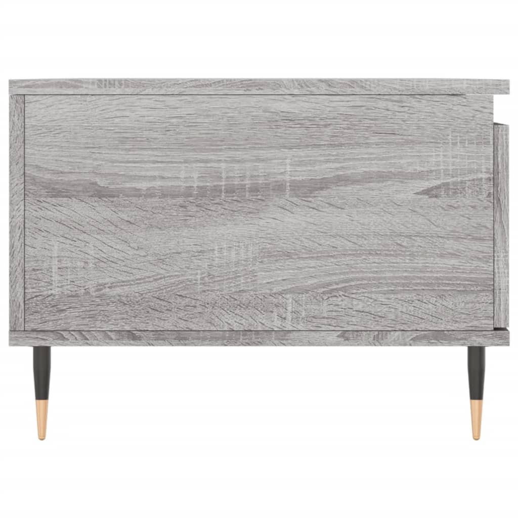 vidaXL Măsuță de cafea, gri sonoma, 90x50x36,5 cm, lemn prelucrat