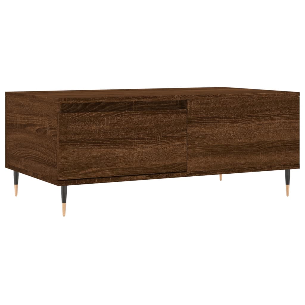 vidaXL Măsuță de cafea, stejar maro, 90x50x36,5 cm, lemn prelucrat vidaXL Măsuță de cafea, stejar maro, 90x50x36,5 cm, lemn prelucrat