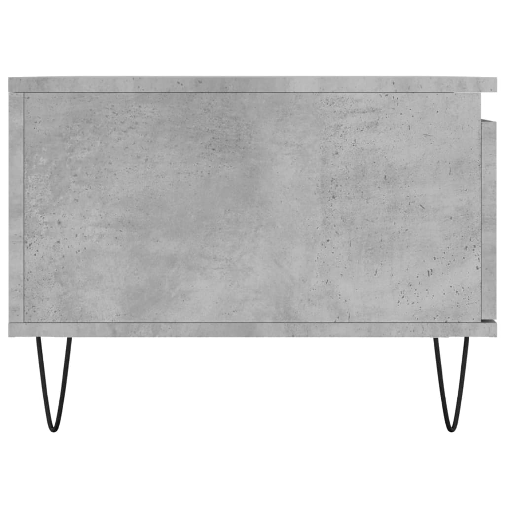 vidaXL Măsuță de cafea, gri beton, 90x50x36,5 cm, lemn compozit vidaXL Măsuță de cafea, gri beton, 90x50x36,5 cm, lemn compozit