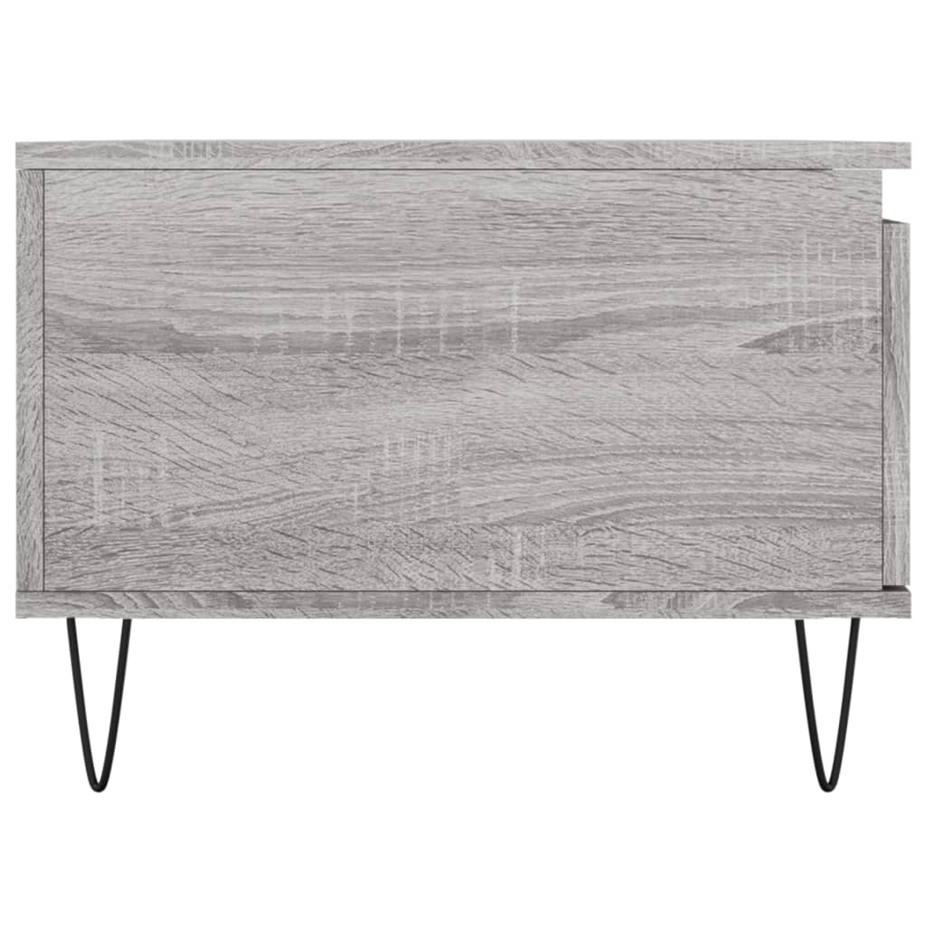 vidaXL Măsuță de cafea, gri sonoma, 90x50x36,5 cm, lemn prelucrat