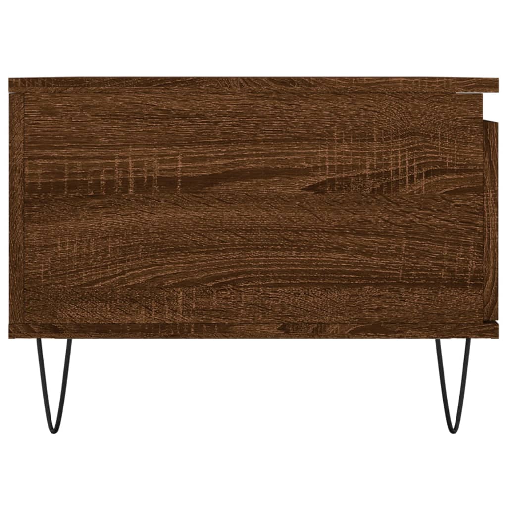 vidaXL Măsuță de cafea, stejar maro, 90x50x36,5 cm, lemn prelucrat vidaXL Măsuță de cafea, stejar maro, 90x50x36,5 cm, lemn prelucrat