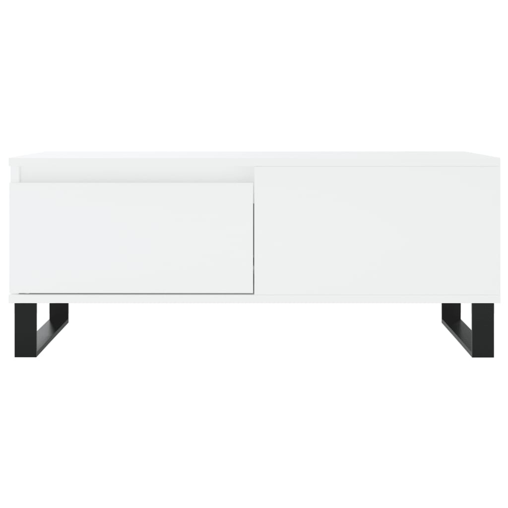 vidaXL Măsuță de cafea, alb, 90x50x36,5 cm, lemn prelucrat vidaXL Măsuță de cafea, alb, 90x50x36,5 cm, lemn prelucrat