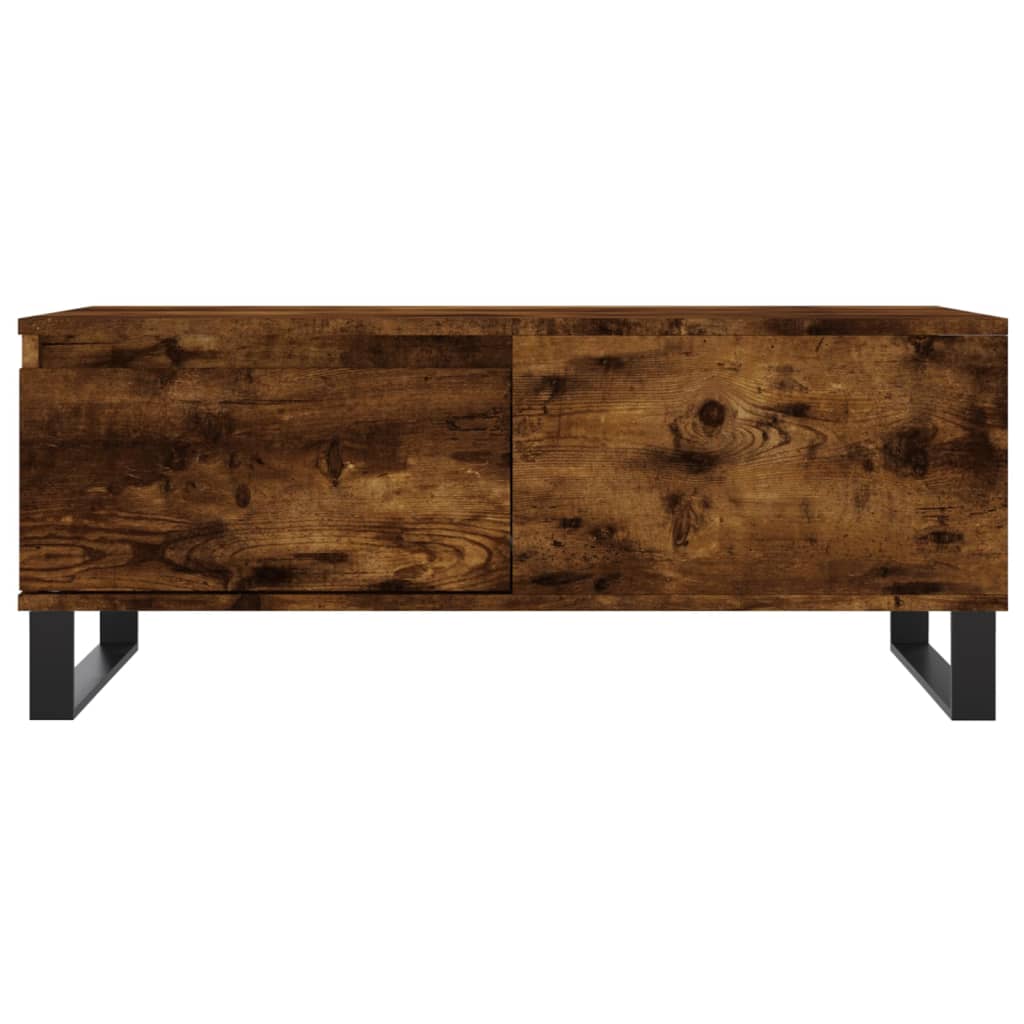 vidaXL Măsuță de cafea, stejar fumuriu, 90x50x36,5 cm, lemn prelucrat vidaXL Măsuță de cafea, stejar fumuriu, 90x50x36,5 cm, lemn prelucrat