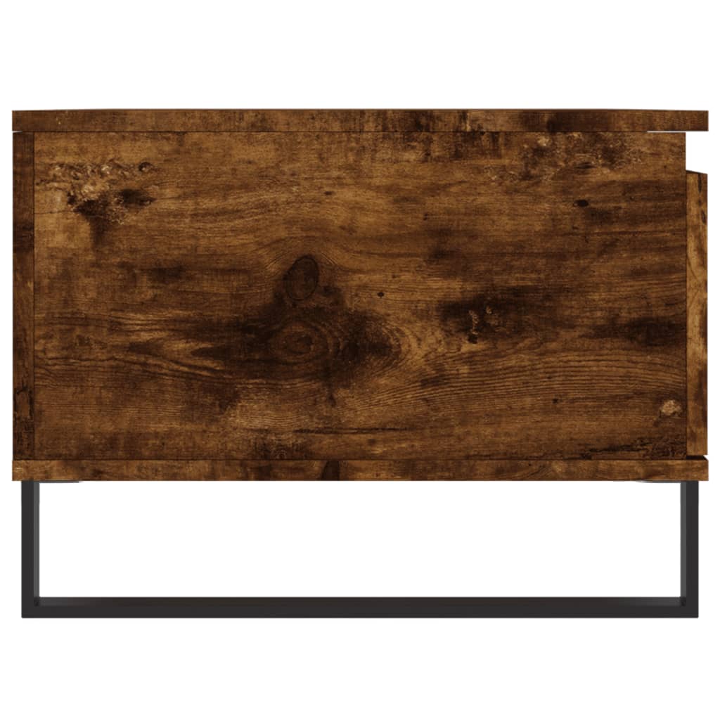 vidaXL Măsuță de cafea, stejar fumuriu, 90x50x36,5 cm, lemn prelucrat vidaXL Măsuță de cafea, stejar fumuriu, 90x50x36,5 cm, lemn prelucrat