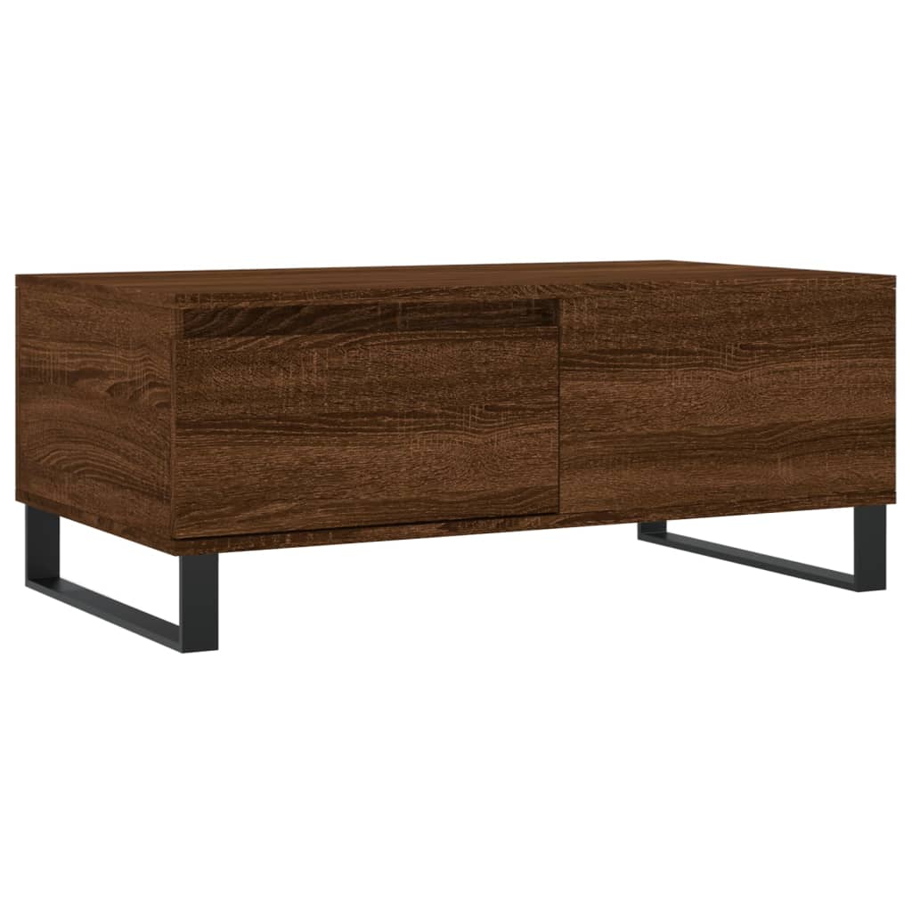 vidaXL Măsuță de cafea, stejar maro, 90x50x36,5 cm, lemn prelucrat vidaXL Măsuță de cafea, stejar maro, 90x50x36,5 cm, lemn prelucrat
