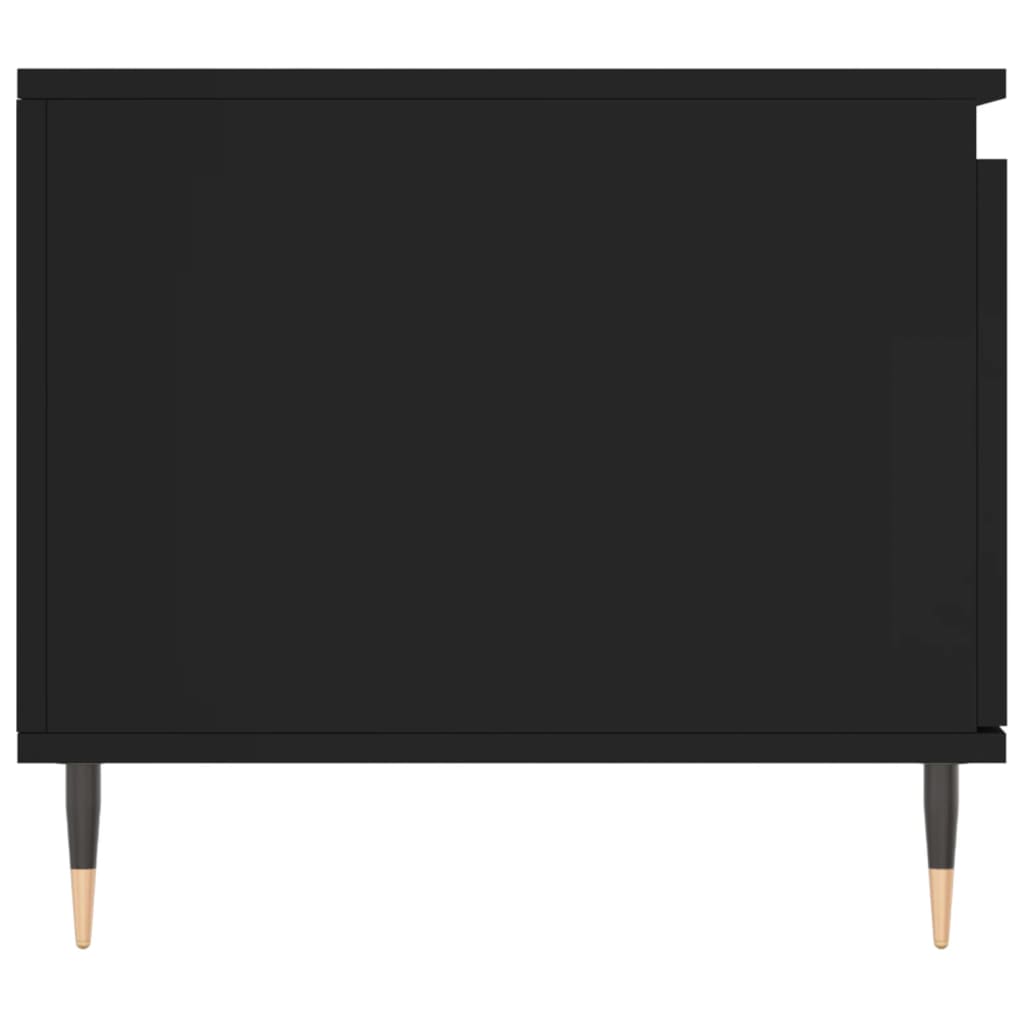 vidaXL Măsuță de cafea, negru, 100x50x45 cm, lemn prelucrat vidaXL Măsuță de cafea, negru, 100x50x45 cm, lemn prelucrat