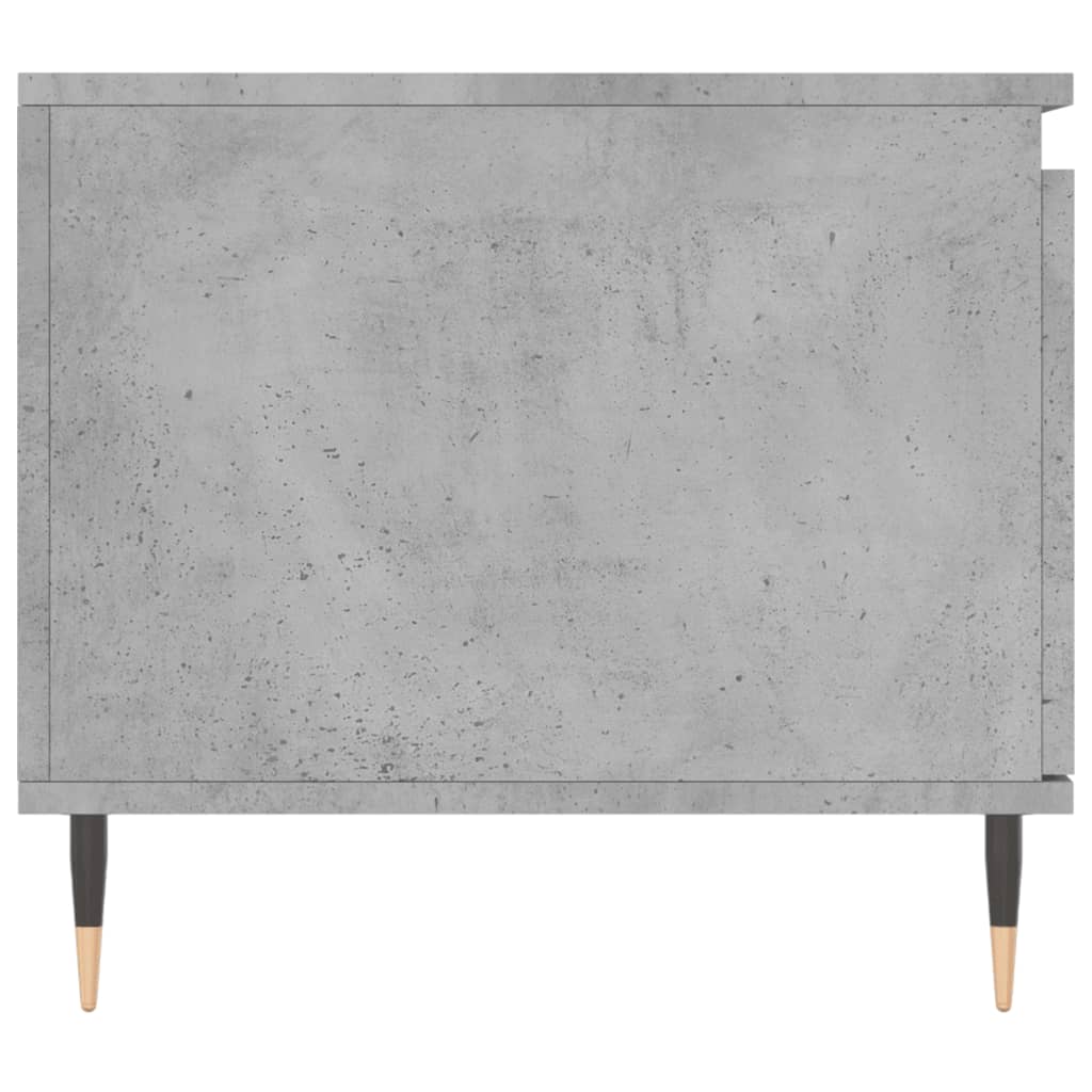 vidaXL Măsuță de cafea, gri beton, 100x50x45 cm, lemn prelucrat vidaXL Măsuță de cafea, gri beton, 100x50x45 cm, lemn prelucrat