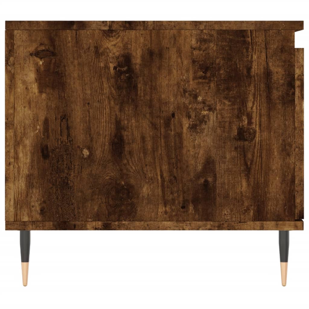 vidaXL Măsuță de cafea, stejar fumuriu, 100x50x45 cm, lemn prelucrat vidaXL Măsuță de cafea, stejar fumuriu, 100x50x45 cm, lemn prelucrat