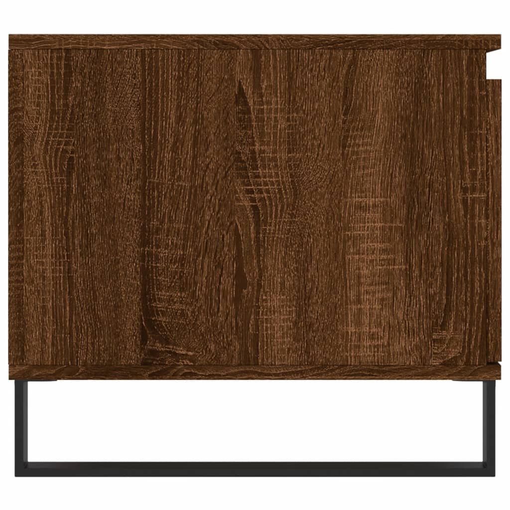 vidaXL Măsuță de cafea, stejar maro, 100x50x45 cm, lemn prelucrat vidaXL Măsuță de cafea, stejar maro, 100x50x45 cm, lemn prelucrat