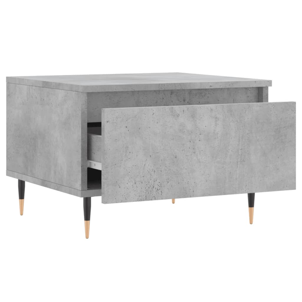 vidaXL Măsuțe de cafea, 2 buc., gri beton, 50x46x35 cm, lemn compozit vidaXL Măsuțe de cafea, 2 buc., gri beton, 50x46x35 cm, lemn compozit