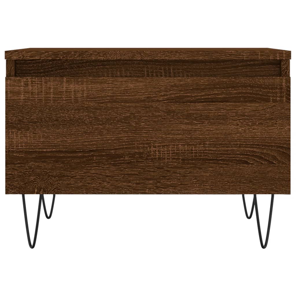 vidaXL Mese de cafea 2 buc. stejar maro 50x46x35 cm lemn compozit vidaXL Mese de cafea 2 buc. stejar maro 50x46x35 cm lemn compozit