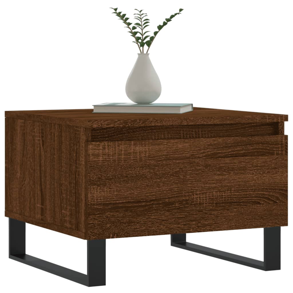 vidaXL Mese de cafea 2 buc. stejar maro 50x46x35 cm lemn compozit