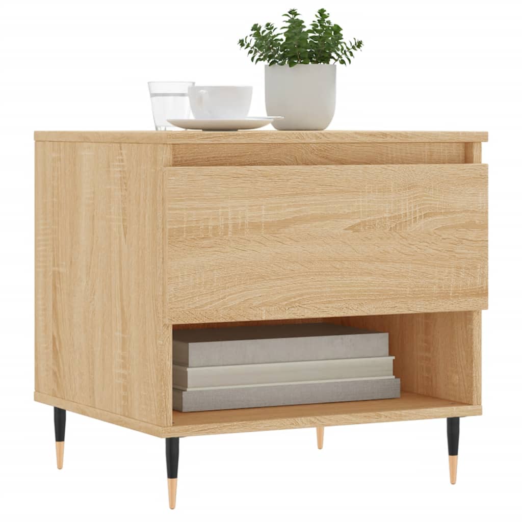 vidaXL Mese de cafea 2 buc. stejar sonoma 50x46x50 cm lemn compozit vidaXL Mese de cafea 2 buc. stejar sonoma 50x46x50 cm lemn compozit