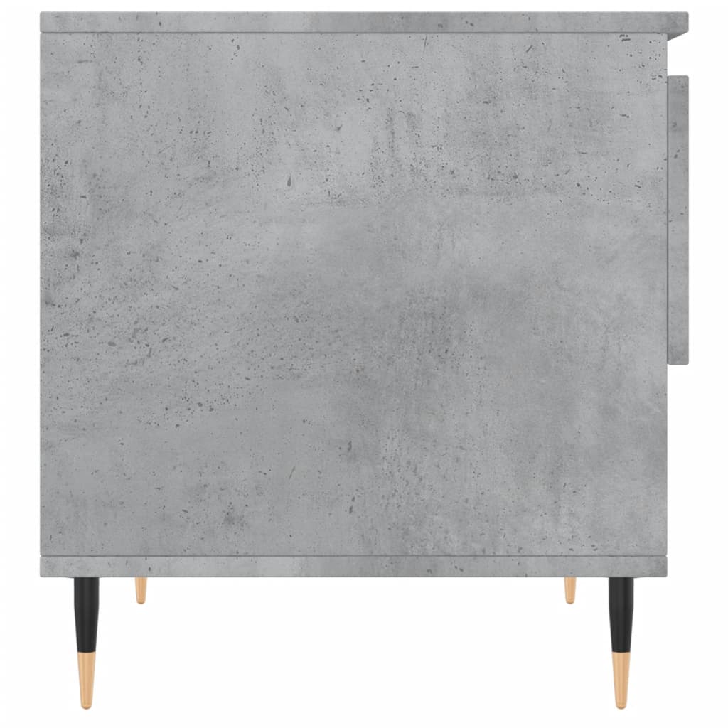 vidaXL Măsuță de cafea, gri beton, 50x46x50 cm, lemn prelucrat