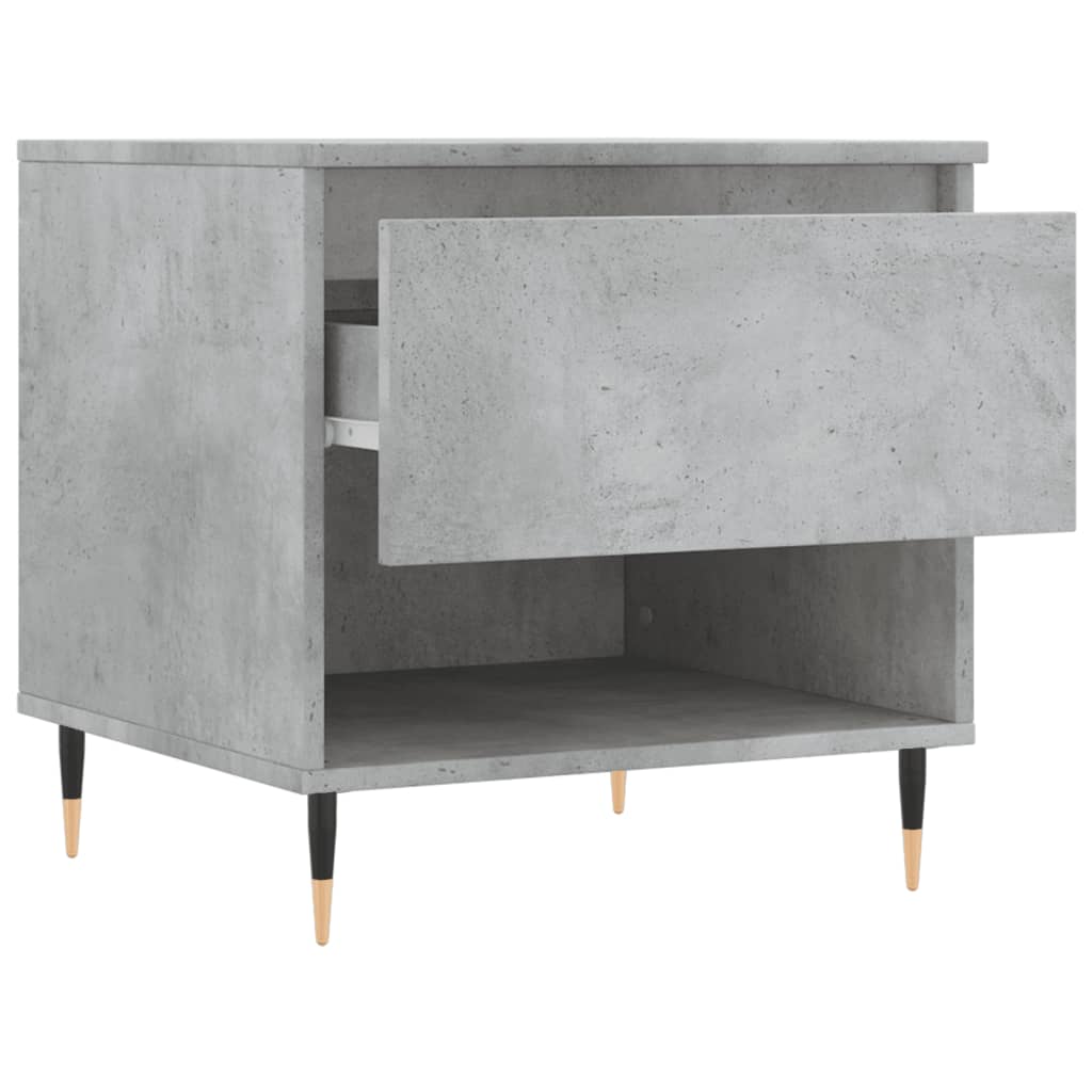 vidaXL Mese de cafea, 2 buc., gri beton, 50x46x50 cm, lemn compozit vidaXL Mese de cafea, 2 buc., gri beton, 50x46x50 cm, lemn compozit