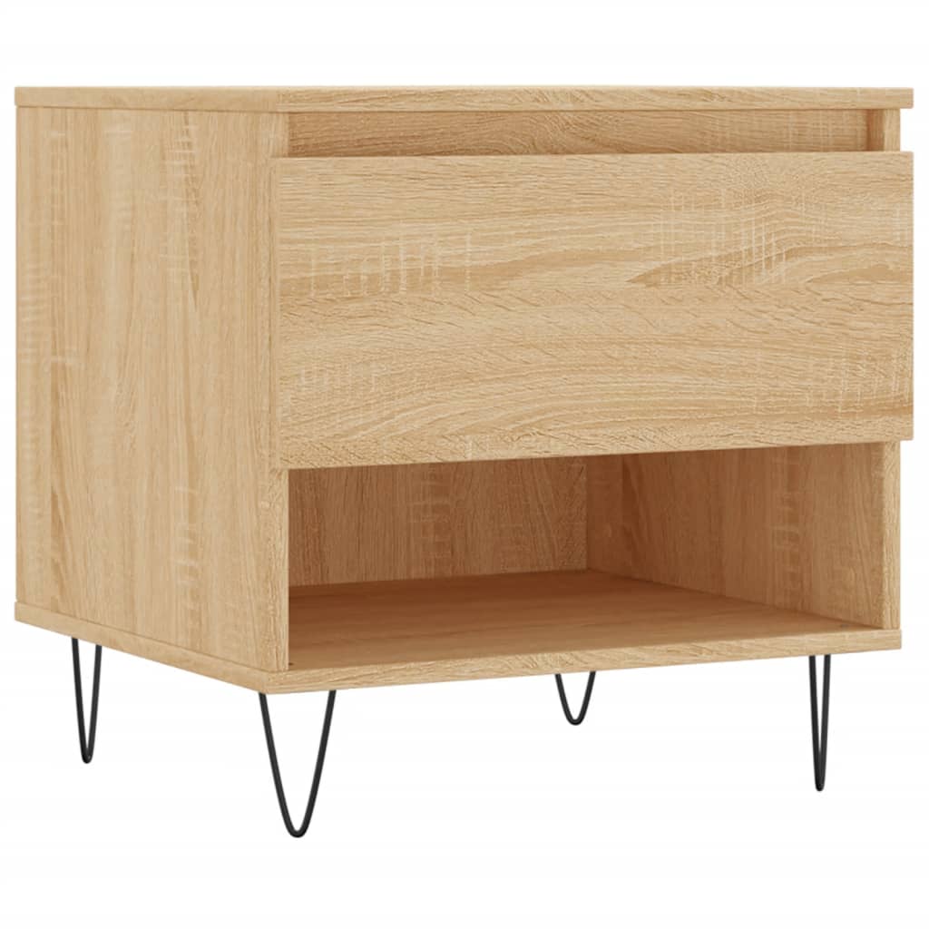 vidaXL Mese de cafea 2 buc. stejar sonoma 50x46x50 cm lemn compozit vidaXL Mese de cafea 2 buc. stejar sonoma 50x46x50 cm lemn compozit