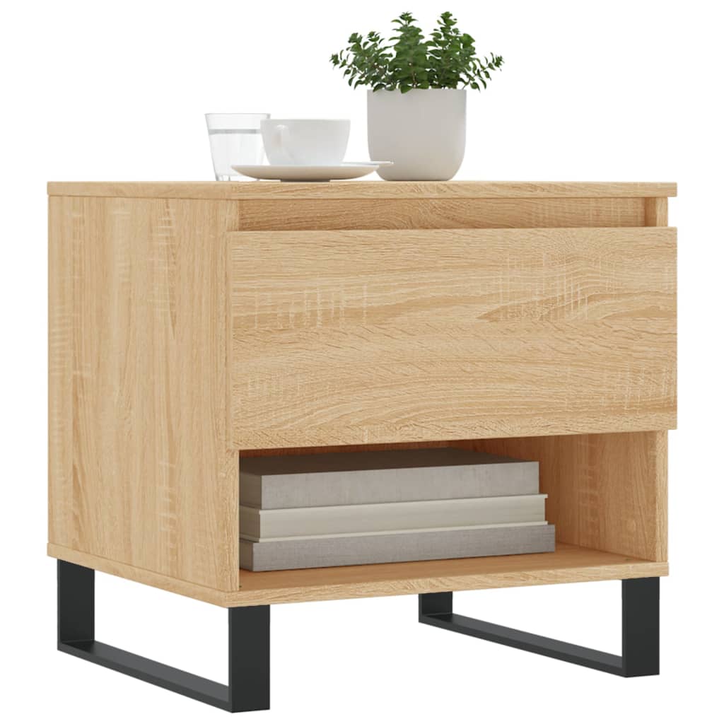 vidaXL Mese de cafea 2 buc. stejar sonoma 50x46x50 cm lemn compozit vidaXL Mese de cafea 2 buc. stejar sonoma 50x46x50 cm lemn compozit