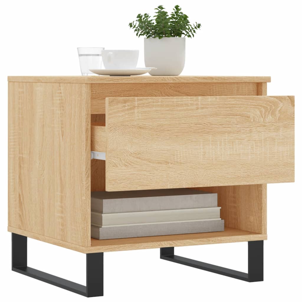 vidaXL Mese de cafea 2 buc. stejar sonoma 50x46x50 cm lemn compozit vidaXL Mese de cafea 2 buc. stejar sonoma 50x46x50 cm lemn compozit
