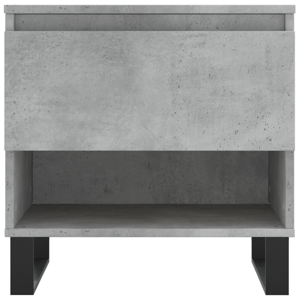 vidaXL Mese de cafea, 2 buc., gri beton, 50x46x50 cm, lemn compozit vidaXL Mese de cafea, 2 buc., gri beton, 50x46x50 cm, lemn compozit