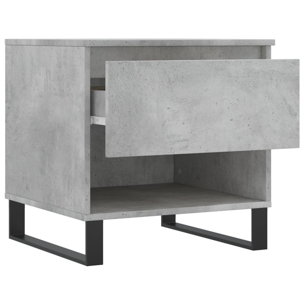 vidaXL Mese de cafea, 2 buc., gri beton, 50x46x50 cm, lemn compozit vidaXL Mese de cafea, 2 buc., gri beton, 50x46x50 cm, lemn compozit