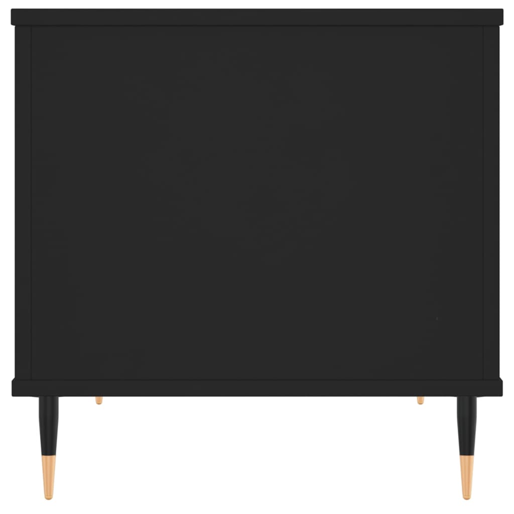 vidaXL Măsuță de cafea, negru, 60x44,5x45 cm, lemn prelucrat vidaXL Măsuță de cafea, negru, 60x44,5x45 cm, lemn prelucrat