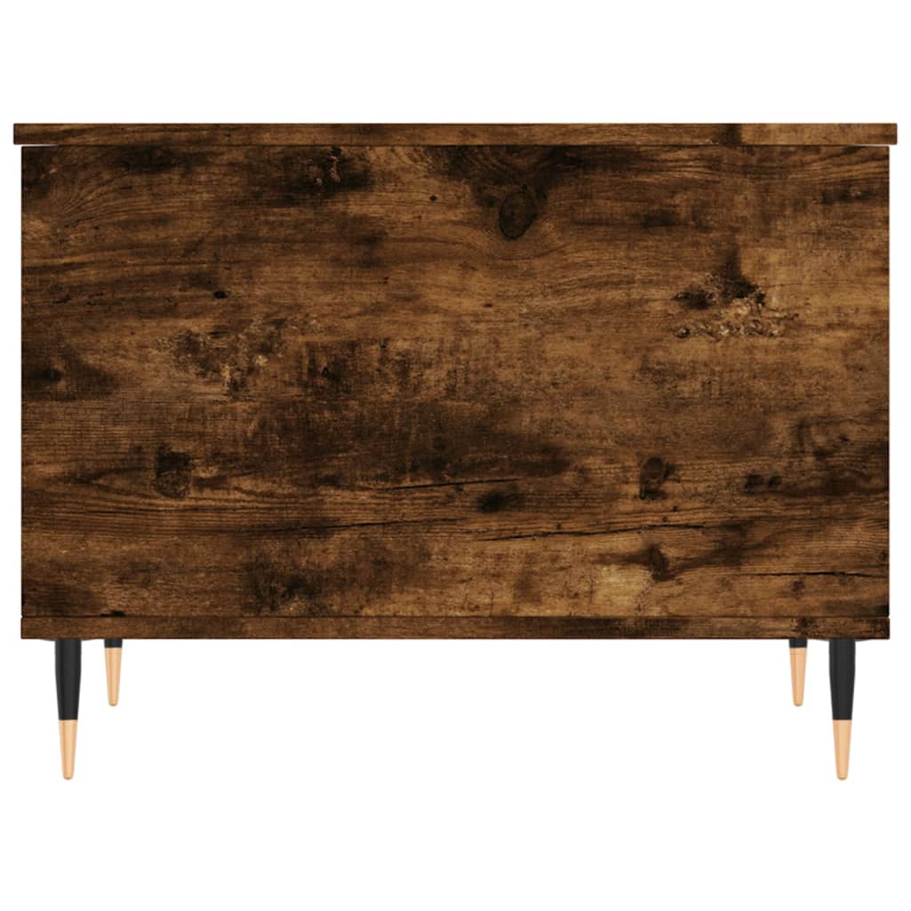 vidaXL Măsuță de cafea, stejar fumuriu, 60x44,5x45 cm, lemn prelucrat vidaXL Măsuță de cafea, stejar fumuriu, 60x44,5x45 cm, lemn prelucrat