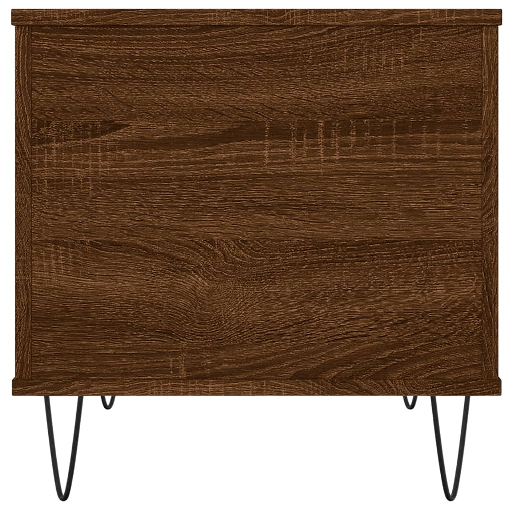 vidaXL Măsuță de cafea, stejar maro, 60x44,5x45 cm, lemn prelucrat vidaXL Măsuță de cafea, stejar maro, 60x44,5x45 cm, lemn prelucrat