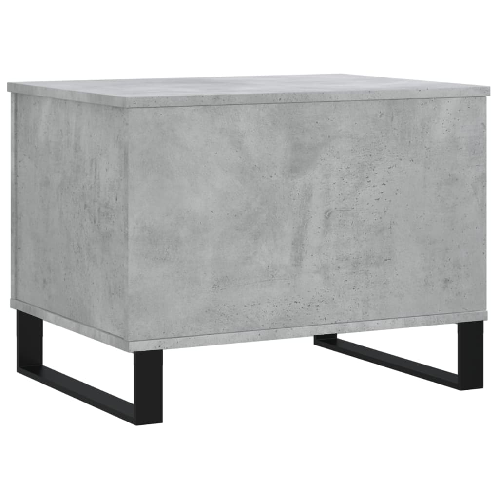 vidaXL Măsuță de cafea, gri beton, 60x44,5x45 cm, lemn prelucrat