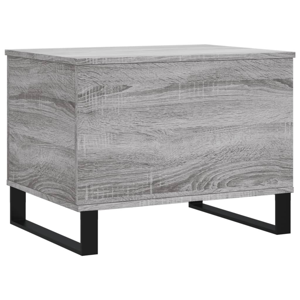 vidaXL Măsuță de cafea, gri sonoma, 60x44,5x45 cm, lemn prelucrat vidaXL Măsuță de cafea, gri sonoma, 60x44,5x45 cm, lemn prelucrat