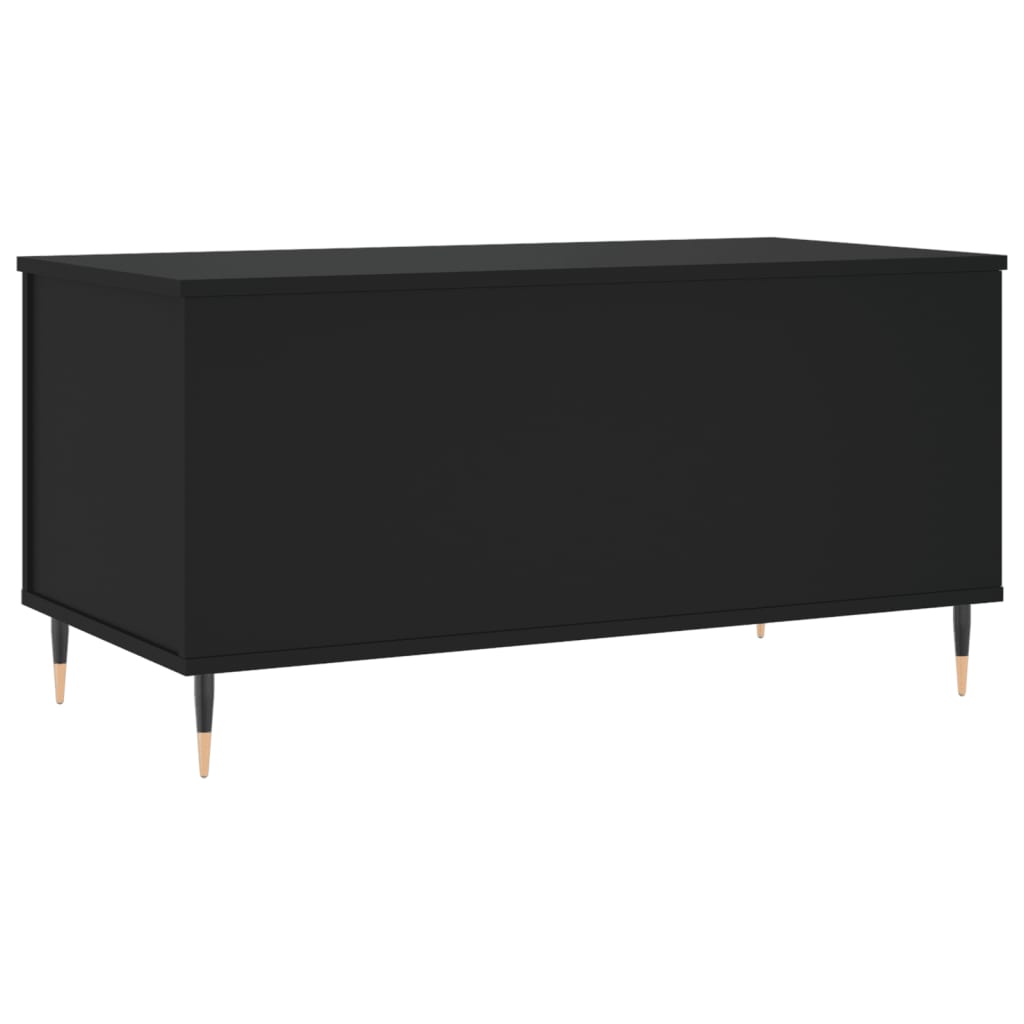 vidaXL Măsuță de cafea, negru, 90x44,5x45 cm, lemn compozit vidaXL Măsuță de cafea, negru, 90x44,5x45 cm, lemn compozit