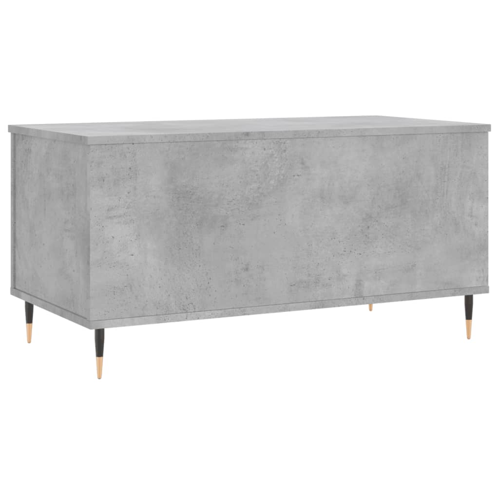 vidaXL Măsuță de cafea, gri beton, 90x44,5x45 cm, lemn compozit
