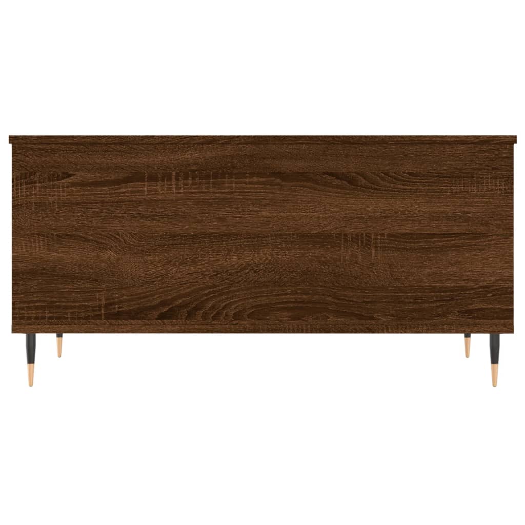 vidaXL Măsuță de cafea, stejar maro, 90x44,5x45 cm, lemn compozit vidaXL Măsuță de cafea, stejar maro, 90x44,5x45 cm, lemn compozit