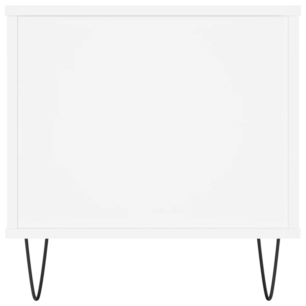 vidaXL Măsuță de cafea, alb, 90x44,5x45 cm, lemn compozit