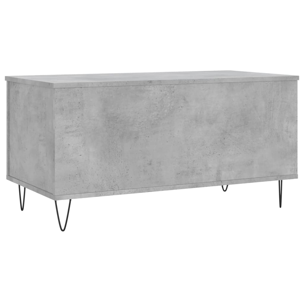 vidaXL Măsuță de cafea, gri beton, 90x44,5x45 cm, lemn compozit vidaXL Măsuță de cafea, gri beton, 90x44,5x45 cm, lemn compozit