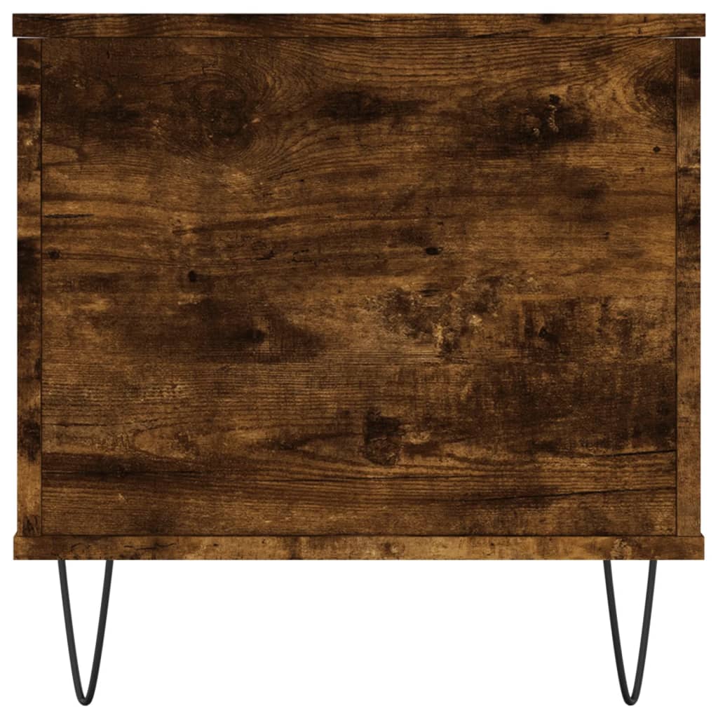 vidaXL Măsuță de cafea, stejar fumuriu, 90x44,5x45 cm, lemn compozit vidaXL Măsuță de cafea, stejar fumuriu, 90x44,5x45 cm, lemn compozit