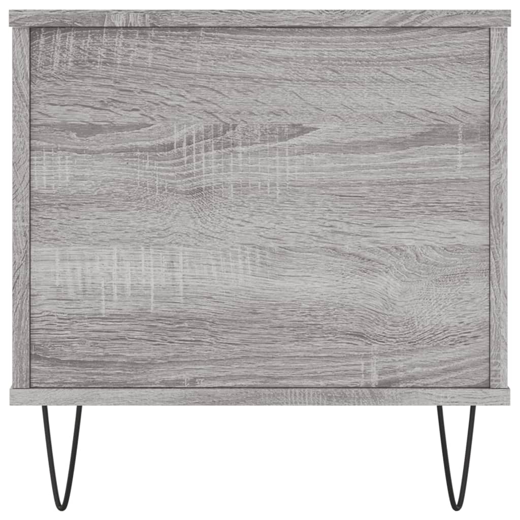 vidaXL Măsuță de cafea, gri sonoma, 90x44,5x45 cm, lemn compozit
