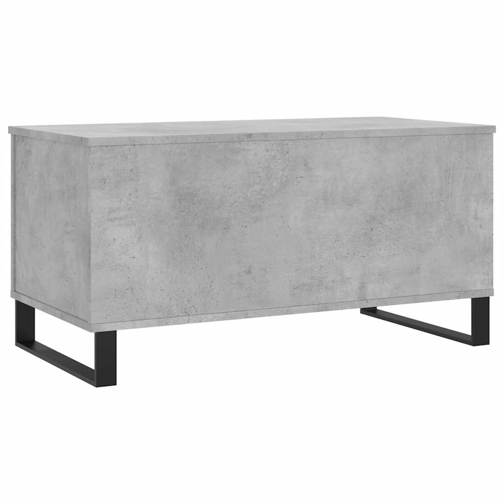 vidaXL Măsuță de cafea, gri beton, 90x44,5x45 cm, lemn compozit vidaXL Măsuță de cafea, gri beton, 90x44,5x45 cm, lemn compozit