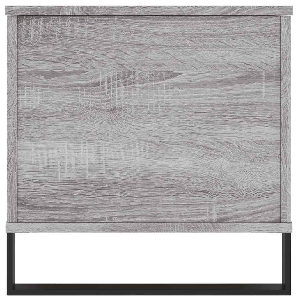 vidaXL Măsuță de cafea, gri sonoma, 90x44,5x45 cm, lemn compozit