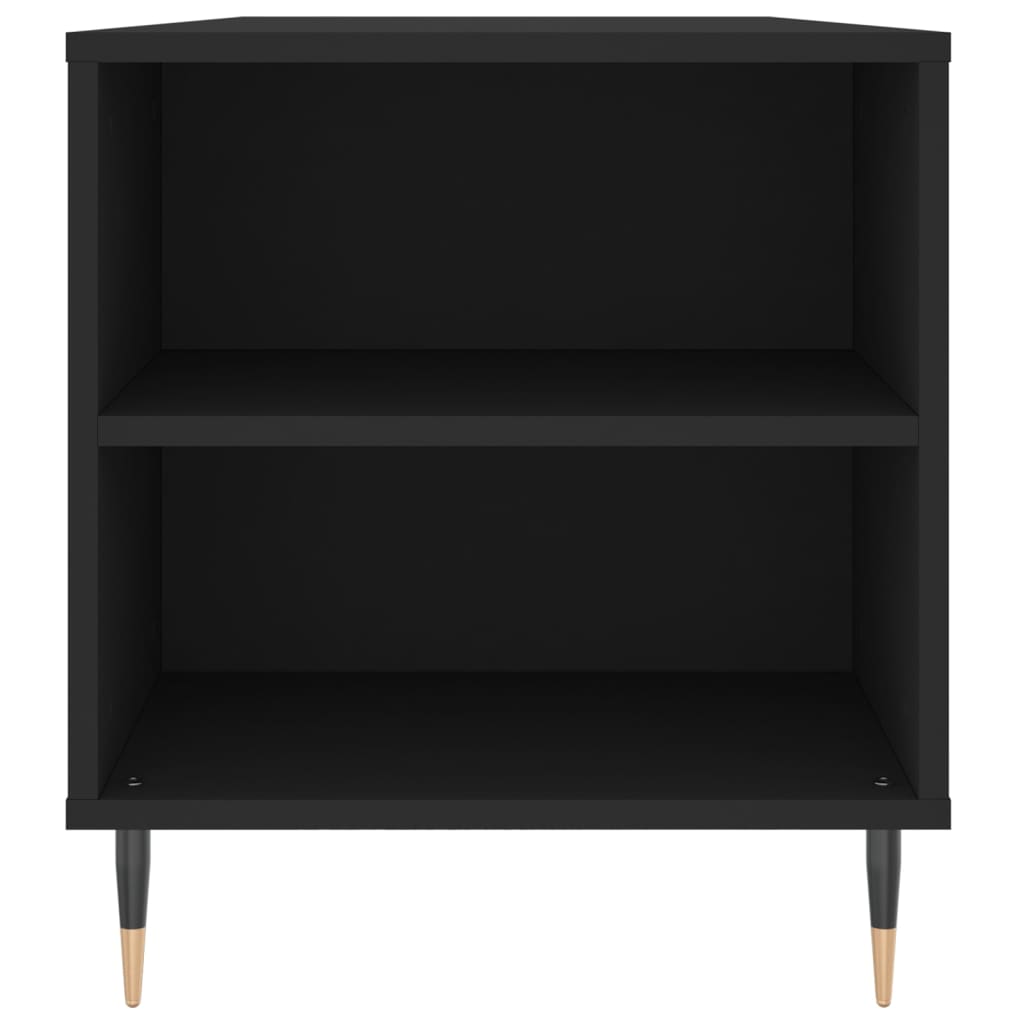 vidaXL Măsuță de cafea, negru, 102x44,5x50 cm, lemn prelucrat vidaXL Măsuță de cafea, negru, 102x44,5x50 cm, lemn prelucrat