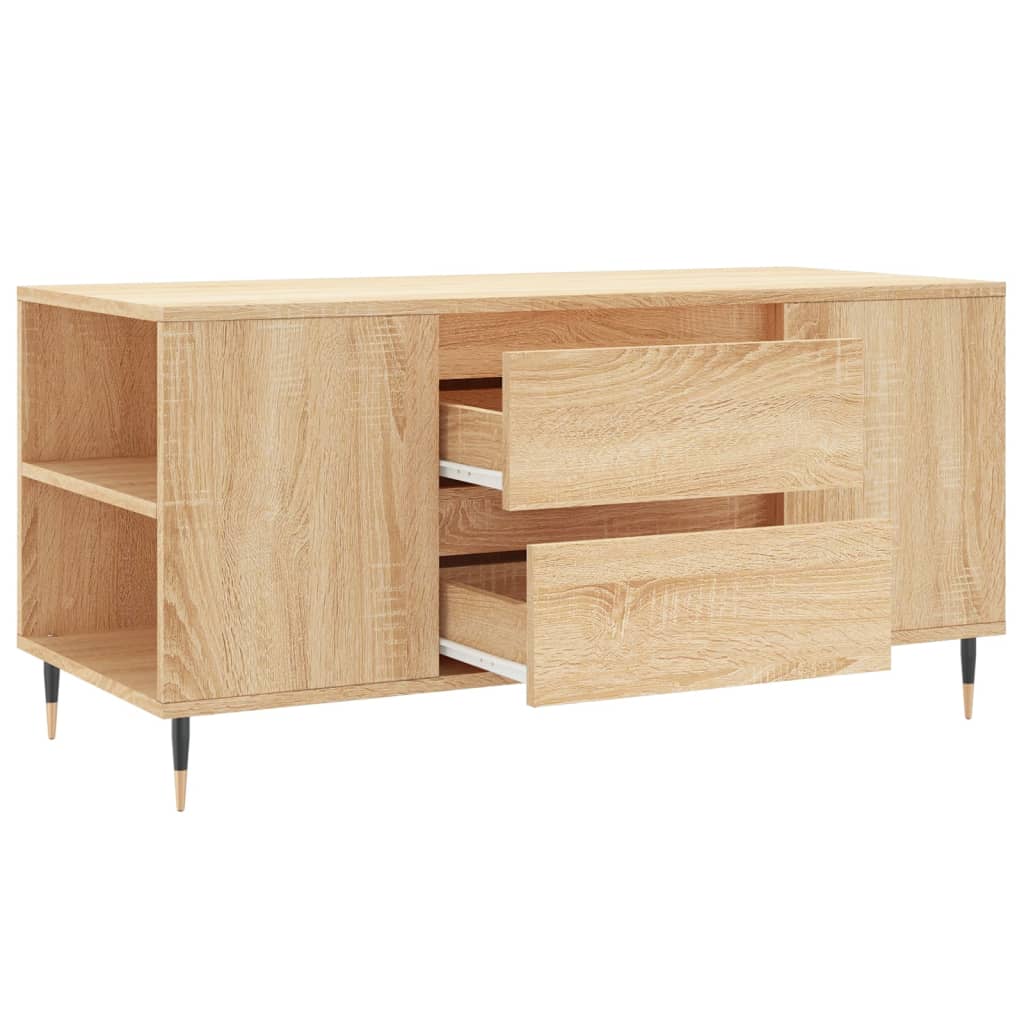 vidaXL Măsuță de cafea, stejar sonoma, 102x44,5x50 cm, lemn prelucrat vidaXL Măsuță de cafea, stejar sonoma, 102x44,5x50 cm, lemn prelucrat