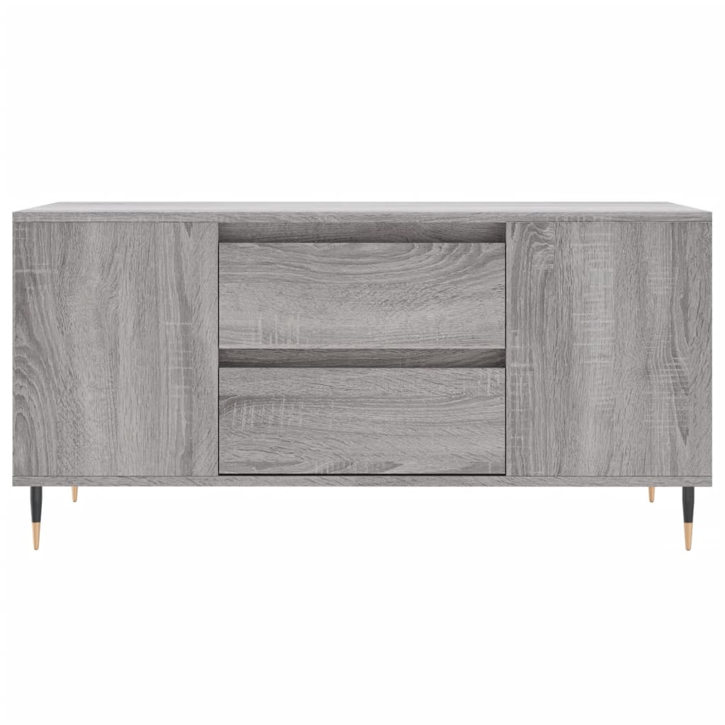 vidaXL Măsuță de cafea, gri sonoma, 102x44,5x50 cm, lemn prelucrat