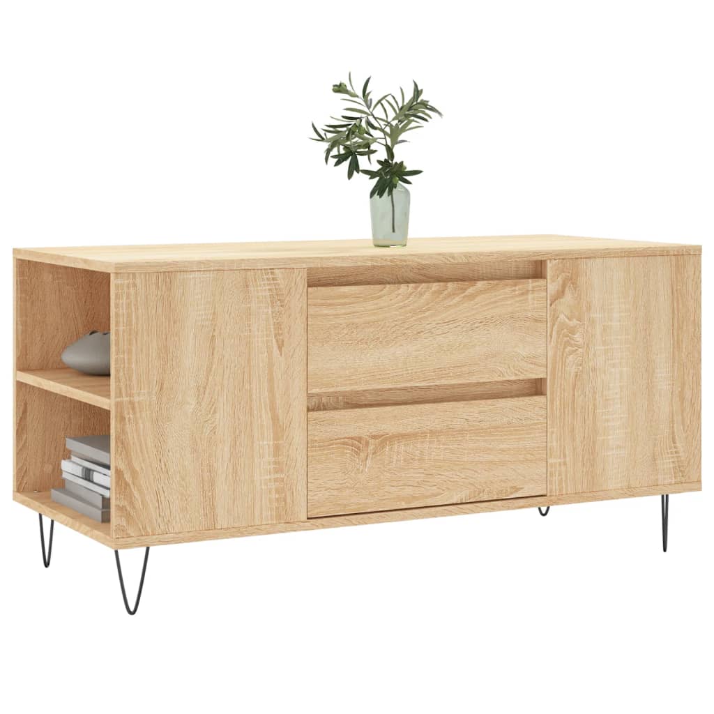 vidaXL Măsuță de cafea, stejar sonoma, 102x44,5x50 cm, lemn prelucrat vidaXL Măsuță de cafea, stejar sonoma, 102x44,5x50 cm, lemn prelucrat