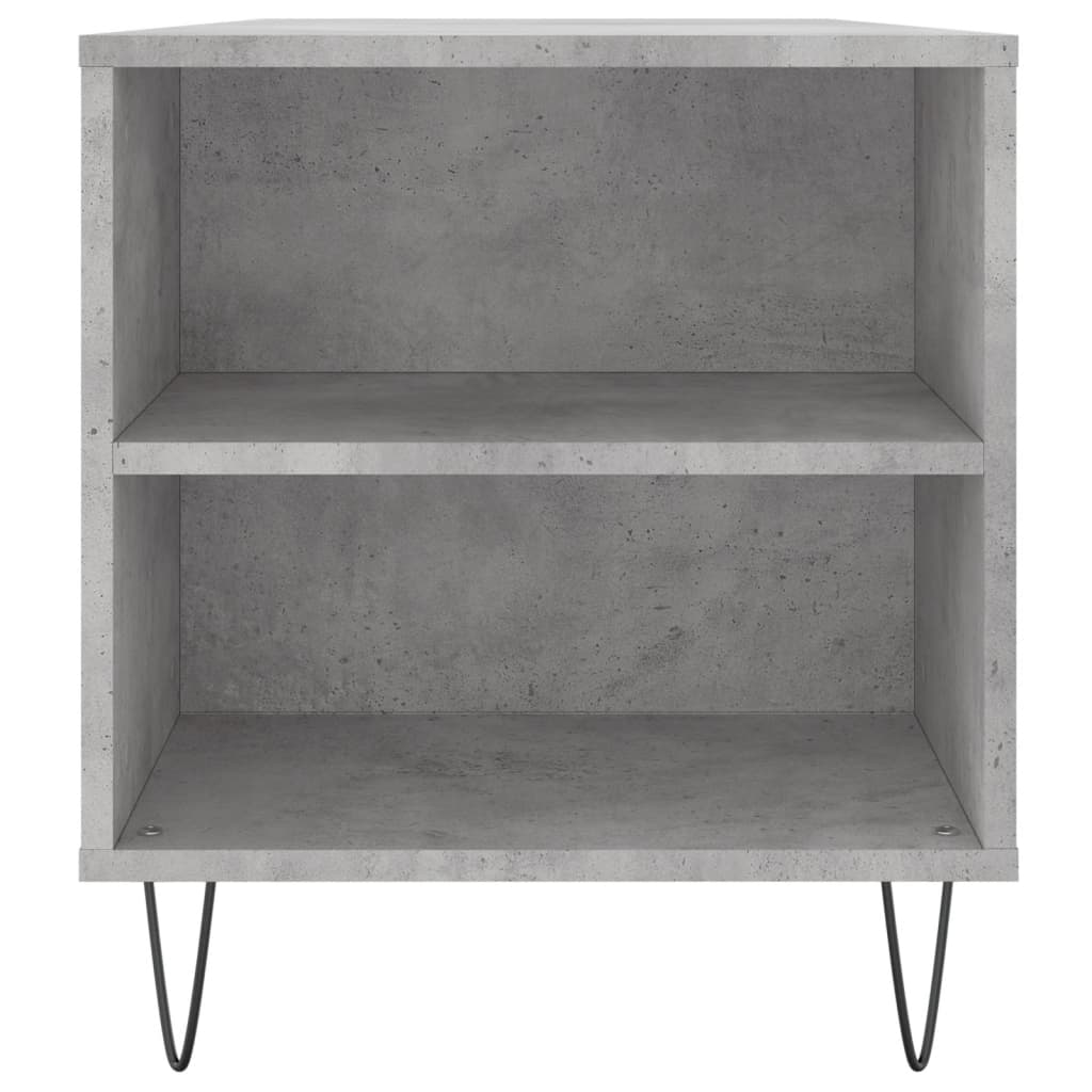 vidaXL Măsuță de cafea, gri beton, 102x44,5x50 cm, lemn prelucrat vidaXL Măsuță de cafea, gri beton, 102x44,5x50 cm, lemn prelucrat