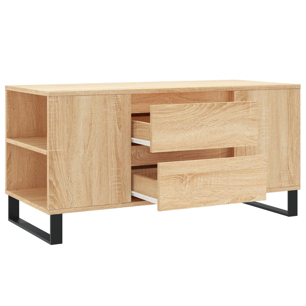 vidaXL Măsuță de cafea, stejar sonoma, 102x44,5x50 cm, lemn prelucrat vidaXL Măsuță de cafea, stejar sonoma, 102x44,5x50 cm, lemn prelucrat